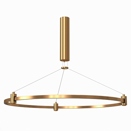 Шинопровод-кольцо FARM с подвесами и основанием под блок питания ST-Luce Золотистый ST025.203.00 - фото