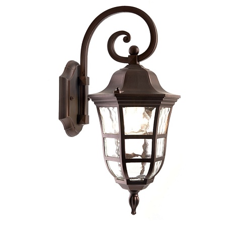 Светильник садово-парковый Feron PL691 на стену вниз 60W 230V E27, коричневый - фото