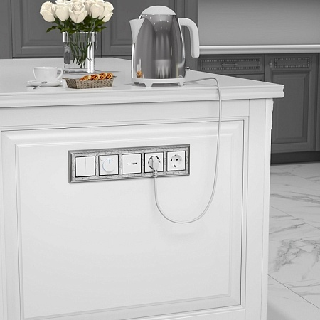 Розетка USB тип A+С белый W1171801 - фото