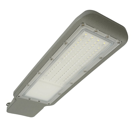 Светодиодный уличный консольный светильник Feron SP3021 50W 5000K 230V, серый - фото