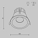 Встраиваемый светильник Technical DL034-01-12W2.7K-B - фото