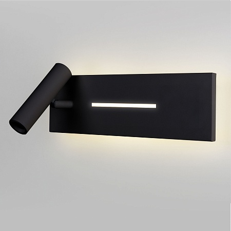 Светильник настенный светодиодный Tuo LED MRL LED 1117 черный Elektrostandard - фото