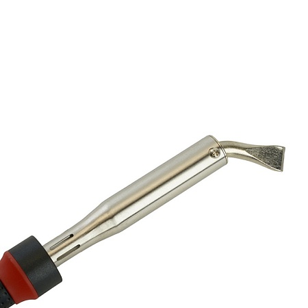 Паяльник с деревянной ручкой 100W, нихромовый нагреватель, долговечное жало, 230В, STEKKER PLE110-100 - фото