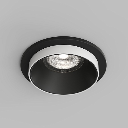DK2400-BK Встраиваемый светильник, IP 20, 50 Вт, GU10, черный, алюминий - фото