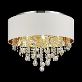 Светильник потолочный ST-Luce Хром/Белый, Золотистый, Прозрачный E14 6*40W SL1350.502.06