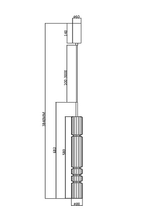 Подвесной светильник Maytoni Ordo MOD272PL-L12CH3K - фото