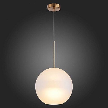 Светильник подвесной ST-Luce Латунь/Белый E27 1*40W SL1133.523.01 - фото