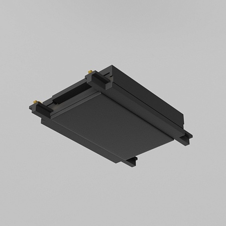 Коннектор питания прямой Radity черный - фото