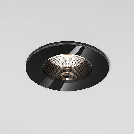 Светильник встраиваемый светодиодный Artis 7W 3000 черный 25096/LED Elektrostandard - фото