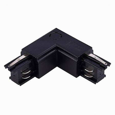 Угловой токоподвод левый для трехфазного шинопровода ST-Luce Черный ST030.409.15L - фото