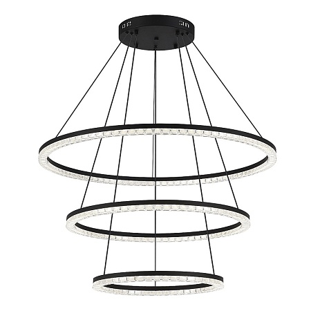 Светильник подвесной ST-Luce черный/прозрачный LED 1*130W 4000K SL1018.403.03 - фото
