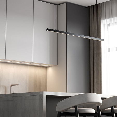 Slim Magnetic Трековый светильник 48W 4000K Vilo чёрный 85108/01 85108/01 Elektrostandard - фото