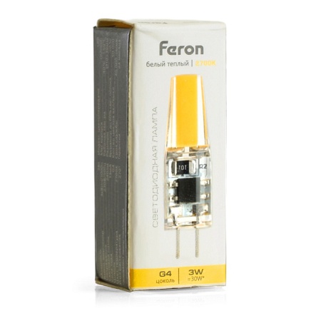 Лампа светодиодная Feron LB-423 G4 3W 230V 2700K - фото