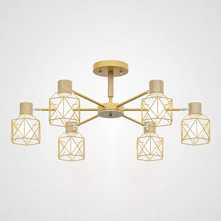 Потолочная Люстра Corf B3 Yellow 6 Lamps Imperiumloft 192773-26 - фото