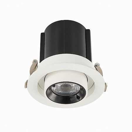 Св-к встр. Белый LED 1*12W 3000K 900Lm Ra80 24° IP20 D90xH92 180-240V ST702.238.12 - фото