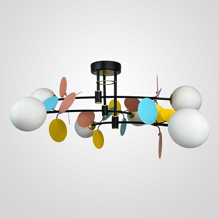 Потолочная Люстра Matisse B D80 Black Multicolor Imperiumloft 194950-23 - фото