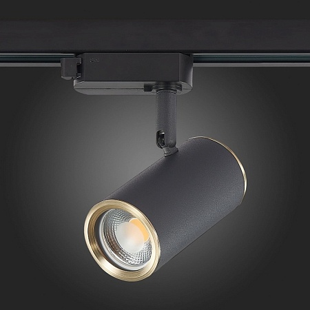 Св-к трек. Черный GU10 1*50W L104xW54xH111 220V Без ламп ST301.436.01 - фото