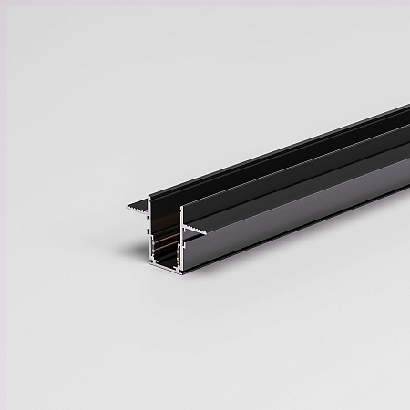 Slim Magnetic Шинопровод встраиваемый под ГКЛ 9,5мм черный (3м) 85210/00 85210/00 Elektrostandard - фото