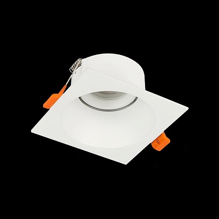 Св-к встр. Белый GU10 1*50W L103xW103xH52 220V Без ламп ST207.518.01 - фото