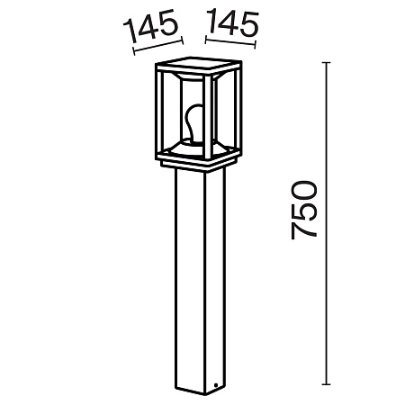 Ландшафтный светильник Outdoor Cell O452FL-01GF2 - фото