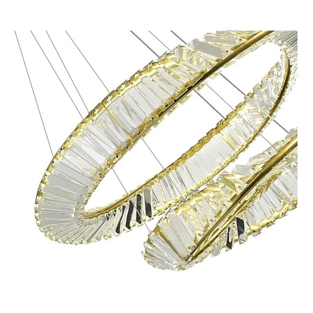 Светильник подвесной ST-Luce Латунь/Прозрачный LED 1*52W 4000K SL6204.301.02 - фото