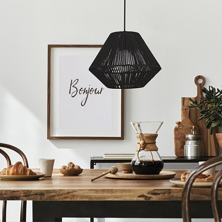 Светильник подвесной черный/черный E27 1*40W SLE6025-403-01 - фото