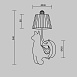 Настенный светильник (бра) Maytoni MOD377WL-L6W3K - фото