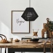 Светильник подвесной черный/черный E27 1*40W SLE6025-403-01 - фото
