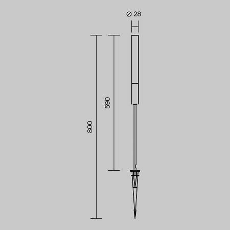 Ландшафтный светильник Outdoor O487FL-L3GF3K - фото