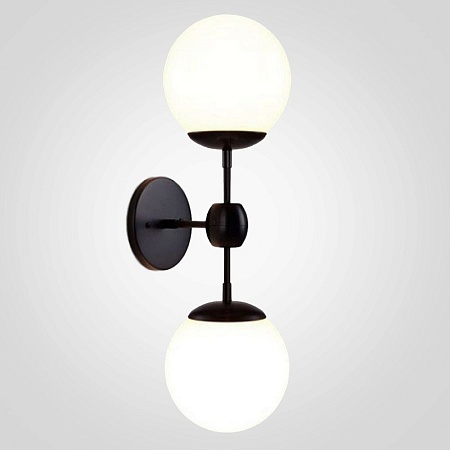 Бра Modo 2 Globes Black And White Glass Imperiumloft 84941-22 - фото