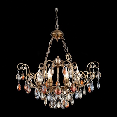 Люстра подвесная ST-Luce Бронза/Мульти E14 8*40W SL421.303.08 - фото