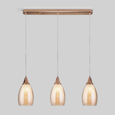 Подвесной акцентный светильник Eurosvet 50285/3 золото - фото