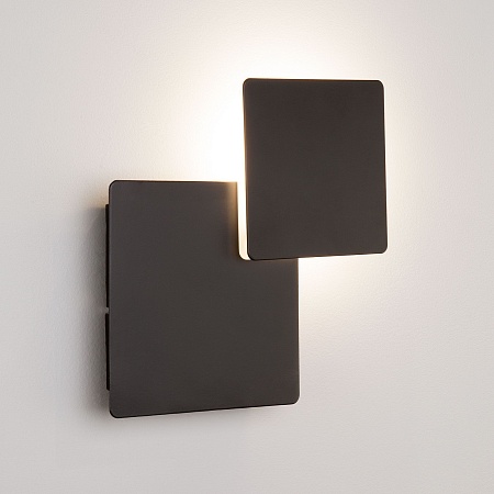 Настенный светодиодный светильник Screw LED 40136/1 черный Elektrostandard - фото