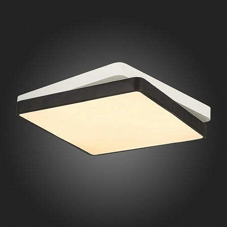Светильник потолочный Черный, Белый/Белый LED 1*45W 3000K/4000K/6000K SLE200712-01 - фото