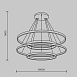 Подвесной светильник Maytoni Rim MOD058PL-L174BK - фото