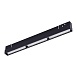 Магнитный трековый светильник Черный LED 1*18W 4000K 1 100Lm Ra>90 120° IP20 L330xW22xH ST804.446.18 - фото