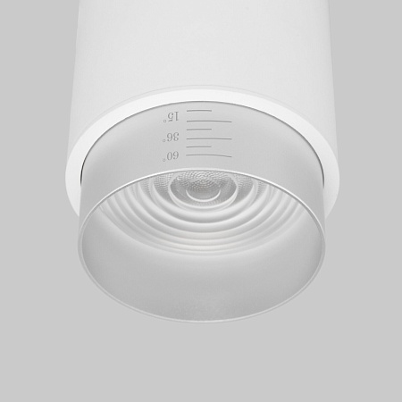 Потолочный светодиодный светильник Cors 25032/LED 10W 4200K белый/серебро Elektrostandard - фото
