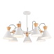 Светильник потолочный Белый, Золотистый/Белый, Светлое дерево E14 7*40W SLE125102-07 - фото