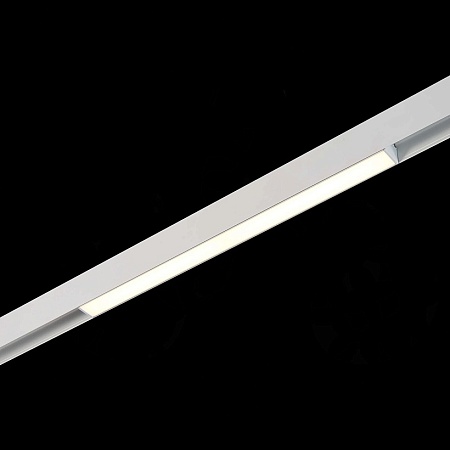 Магнитный трековый светильник Белый LED 1*12W 3000K 780Lm Ra>90 120 IP20 L406xW22xH44 4 ST360.536.12 - фото