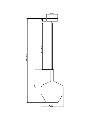 Подвесной светильник Maytoni Duality MOD271PL-01B6 - фото