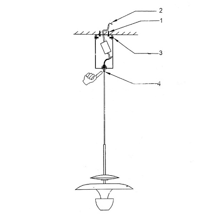 Подвесной Светильник Bertil Brass Трехцветный Свет Imperiumloft 232158-23 - фото