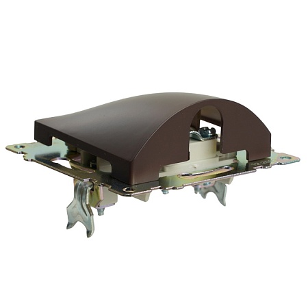 Кабельный вывод (механизм), STEKKER, серия Катрин, шоколад, GLS00-7116-04 - фото