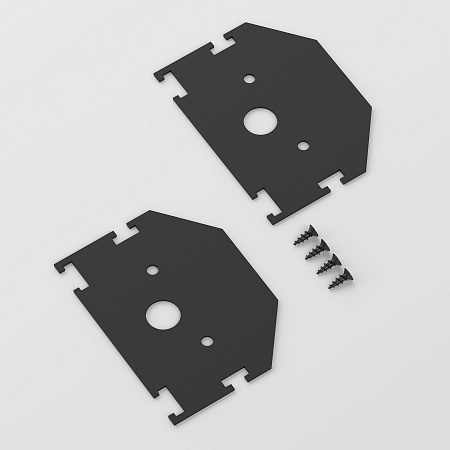 Slim Magnetic Заглушки для шинопровода в натяжной потолок 85204/00 черный 2 шт. 85206/00 Elektrostandard - фото