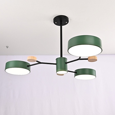 Люстра На Штанге Meade 4 Lamps Green Imperiumloft 207855-26 - фото