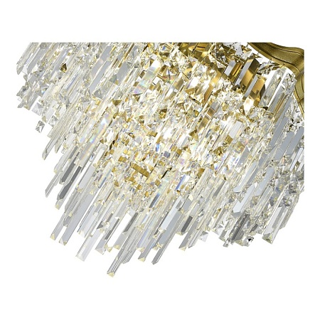 Светильник потолочный ST-Luce Латунь/Прозрачный E14 7*60W SL1659.302.07 - фото