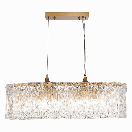 Светильник подвесной Золотистый/Прозрачный E27 10*40W SLE283203-10 - фото