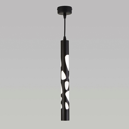 Подвесной акцентный светильник Eurosvet DLR037 12W 4200K черный матовый - фото