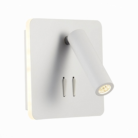 Светильник настенный Белый LED 1*9W 3000K 624Lm Ra>80 IP20 L-xW140xH140 170-240V SL1586.531.01 - фото