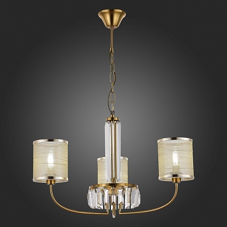 Светильник подвесной Латунь/Шампань E14 3*40W SLE1119-303-03 - фото