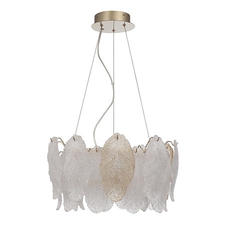 Светильник подвесной ST-Luce золото/прозрачный, янтарный LED 1*30W 3000K SL6135.203.01 - фото